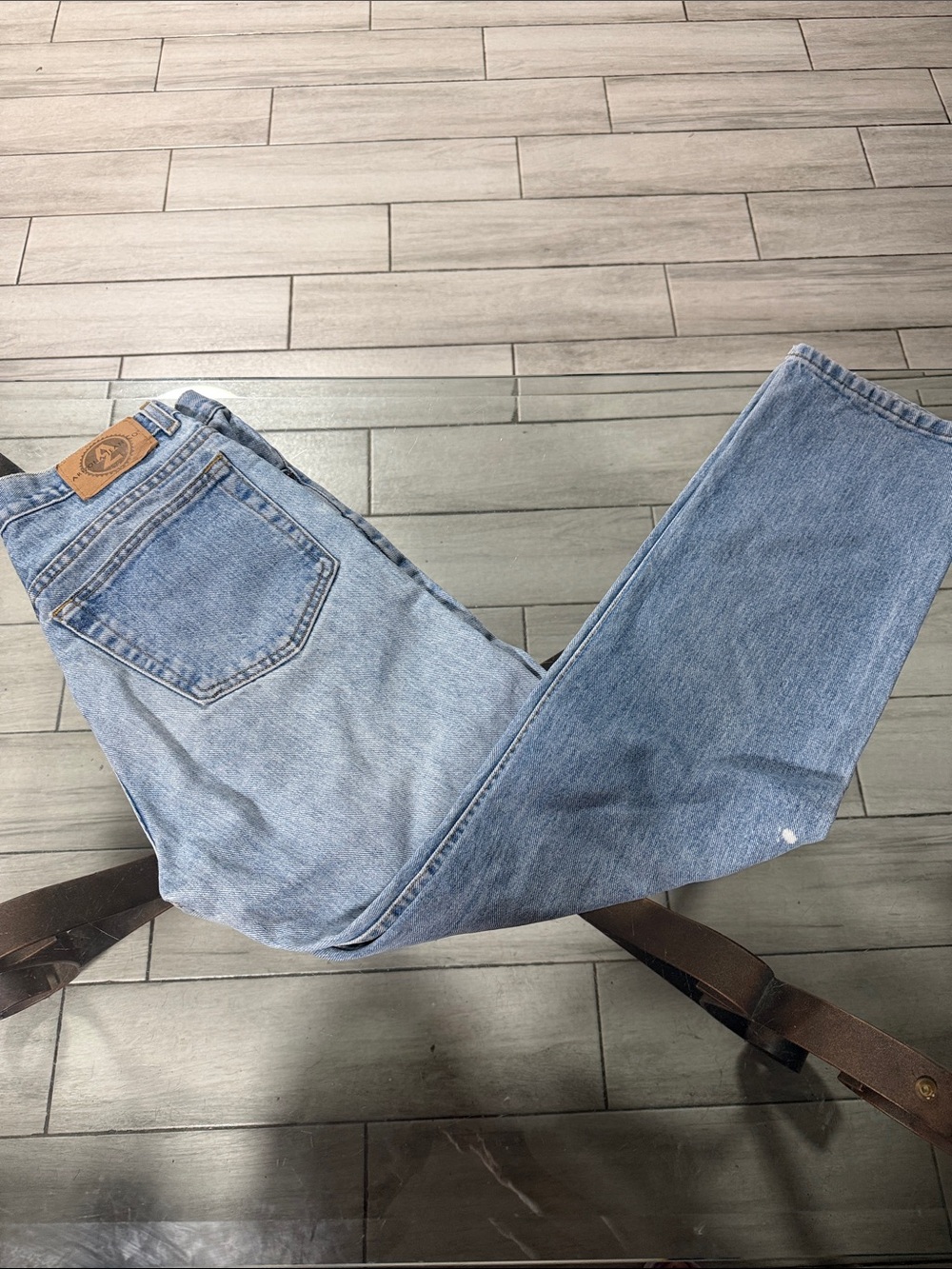 Arizona Jean Company Light Blue Straight Fit Men's Jeans